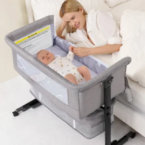 Foldable Portable Baby Bassinet Bedside Crib
